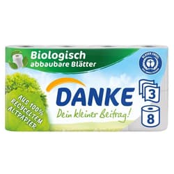 Danke Toilettenpapier 3-lagig