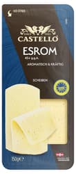 Castello Esrom, sliced cheese