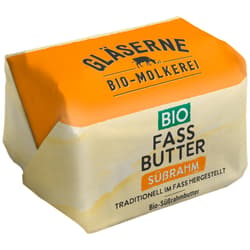 Gläserne Molkerei BIO Fassbutter, Süßrahm