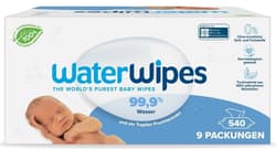 WaterWipes Baby Wipes Super Value Box (9 x 60 pcs.)