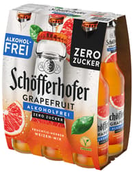 Schöfferhofer Grapefruit Alkoholfrei Zero Sixpack 6x0,33 l (MEHRWEG)