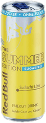 Red Bull Energy Drink Summer Edition Sugarfree 250ml Can (Disposable) (0.25 l)