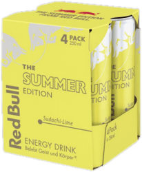 Red Bull Energy Drink Summer Edition 4Pack (Disposable) (1 l)