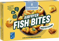 followfood MSC Airfryer Fish Bites Kräuter Zitrone