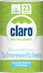 claro “Snow White” laundry powder (for whites)
