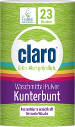 claro “Kunterbunt” laundry powder (for colors)
