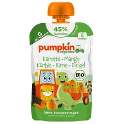 Pumpkin Organics Organic Squeezie: Carrot, Mango, Pumpkin, Pear, Spelt