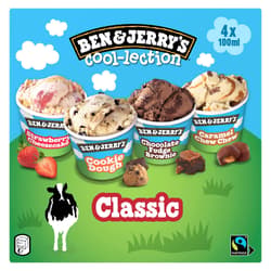 Ben & Jerry's Ice Cream Classic Cool-lection 4×100ml