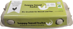 Happy Havel Huhn BIO Eier 10ner