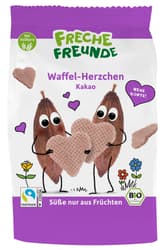 Freche Freunde Organic Cocoa Waffle Hearts