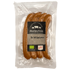 Mark&Fein BIO Geflügel Wiener, 4 Stück, SB