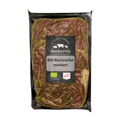 Mark&Fein Organic Beef Ironflat, marinated, SB