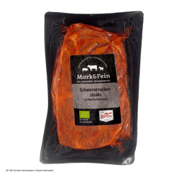 Mark&Fein BIO Schwein Nackensteak in Papr.Marin SB
