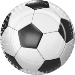 Partyteller Fussballmotiv Ø 23cm