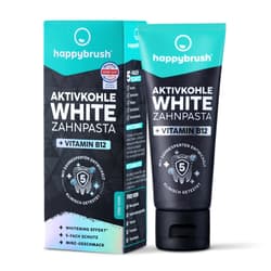 happybrush Activated Charcoal White Toothpaste 75 ml