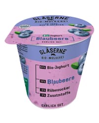 Gläserne Molkerei BIO Joghurt Blaubeere 
