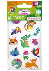 FruchtBar Wunderbunt Kinder Haut-Tattoos (Fantastisches Dschungelreich)