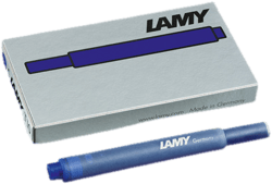LAMY Großraum Tintenpatronen T10 königsblau 5 Stück