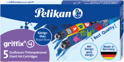 Pelikan Tintenpatronen griffix königsblau 5 Stück