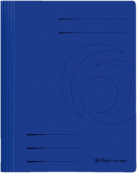 herlitz Schnellhefter easy orga Karton intensiv dunkelblau DIN A4