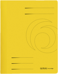 herlitz Schnellhefter easy orga Karton intensiv gelb DIN A4