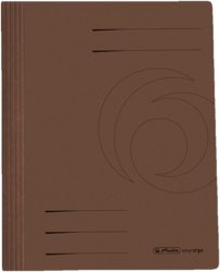 herlitz Schnellhefter easy orga Karton intensiv braun DIN A4
