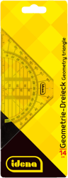 Idena Geodreieck ohne Griff 14cm