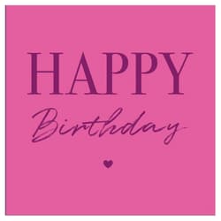 Napkin 25x25 cm "Graphic Birthday, Hydrangea"
