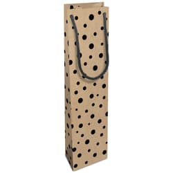 Bag 7x26x6 cm "Kraft Paper Polka Dots"