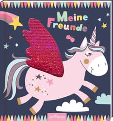 arsEdition Freundebuch Einhorn mit Pailletten