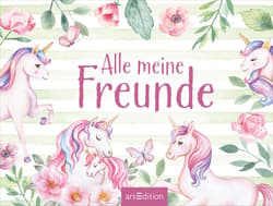 arsEdition Freundebuch Alle meine Freunde Einhorn