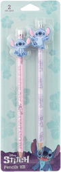 CoolPack pencil Disney Stitch Fashion with rubber pink/purple 2pcs