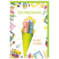 Greeting Card 11.5x17 cm "School Enrollment"