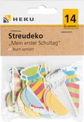 Papp-Streudeko Mein 1. Schultag 14g 2fach sortiert