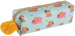 Idena pencil case Capybara blue 205x60x70mm