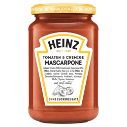 Heinz Tomato Sauce with Mascarpone