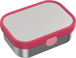 Campus Edelstahl Bento Brotdose mit Gabel - Cool pink