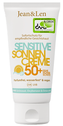 Jean&Len Sensitive Sonnencreme Gesicht LSF50+