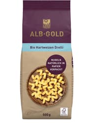 ALB-GOLD BIO Hartweizen Pasta Drelli