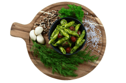 Kropp pesto pasta salad