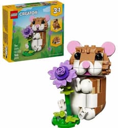 LEGO CREATOR cute Hamster with flower