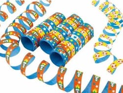 Riethmüller paper streamer rocket and star multicolored 3pcs