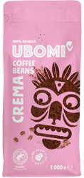 Ubomi Crema 100% Arabica ganze Bohne 1kg