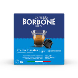 Caffè Borbone Crema Classica Dolce Gusto compatible capsules 16x