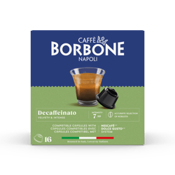 Caffè Borbone Decaffeinated Dolce Gusto Compatible Capsules 16x
