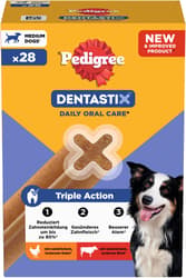 PEDIGREE DENTASTIX™ Daily Oral Care Multipack for Medium Dogs 4 x 7 pieces