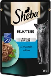SHEBA Delikatesse Portionsbeutel Thunfisch in Gelee MSC