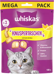 Whiskas CRISPY POCKETS™ Chicken & Cheese 180g