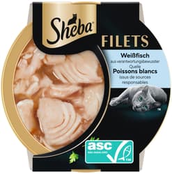 SHEBA Filets Schale Weißfisch in Sauce ASC
