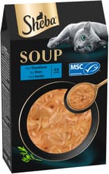 SHEBA Soup Multipack Portionsbeutel Thunfisch MSC 4x40g